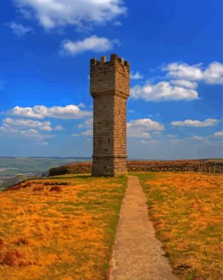 Lunds Tower Sutton In Craven England Paint By Numbers