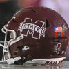 MSU Bulldogs Football Helmet Paint By Numbers