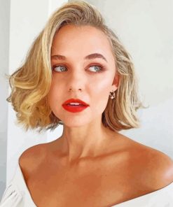 Madison Iseman With Short Hair Paint By Numbers
