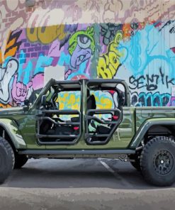 Military Jeep Paint By Numbers