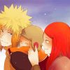 Minato And Kushina With Little Naruto Paint By Numbers