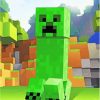 Minecraft Creeper Paint By Numbers