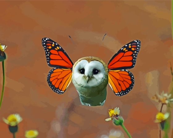 Mixed Animal Owl Paint By Numbers