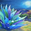 Moonlight Blue Agave Paint By Numbers