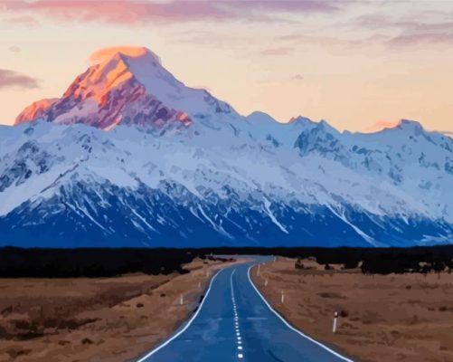 Mount Cook Paint By Numbers