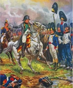 Napoleon And The Imperial Guard Harry Payne Battle Of Waterloo Paint By Numbers