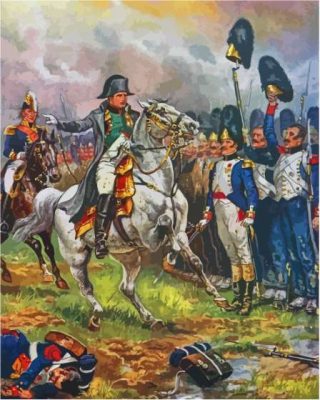 Napoleon And The Imperial Guard Harry Payne Battle Of Waterloo Paint By Numbers