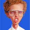 Napoleon Dynamite Caricature Paint By Numbers