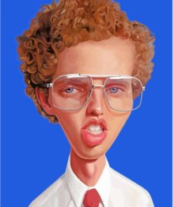 Napoleon Dynamite Caricature Paint By Numbers