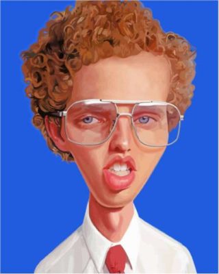 Napoleon Dynamite Caricature Paint By Numbers