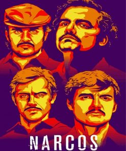 Narcos Poster Paint By Numbers