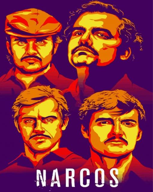 Narcos Poster Paint By Numbers