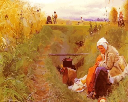 Our Daily Bread By Anders Zorn Paint By Numbers