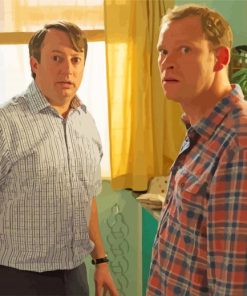 Peep Show Sitcom Characters Paint By Numbers