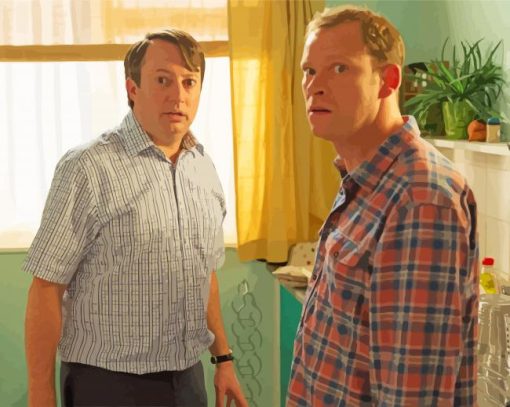 Peep Show Sitcom Characters Paint By Numbers