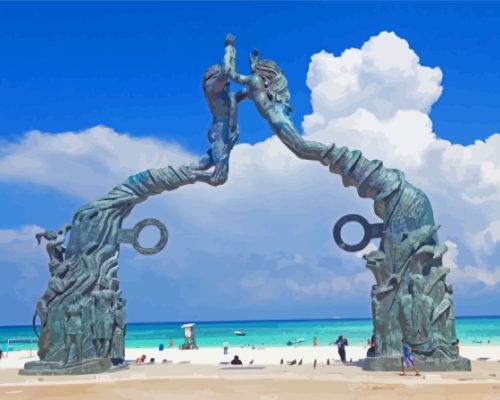 Playa Del Carmen Paint By Numbers