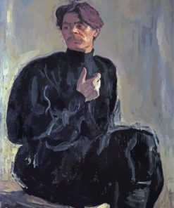 Portrait Of The Writer Maxim Gorky Serov Paint By Numbers