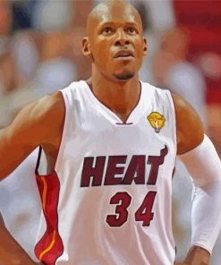 Ray Allen Basketballer Paint By Numbers