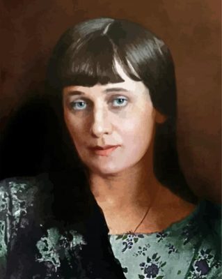 Russian Poet Anna Akhmatova Paint By Numbers