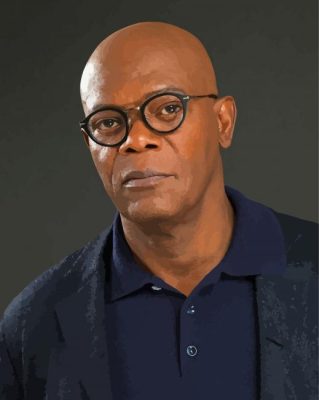 Samuel L Jackson Paint By Numbers