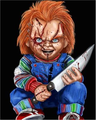 Seed Of Chucky Art Paint By Numbers