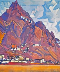 Shekar Dzong By Nicholas Roerich Paint By Numbers