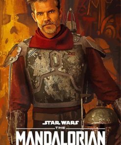 Sheriff Mandalorian Poster Paint By Numbers
