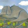 Sleeping Mount Elephant Art Paint By Numbers