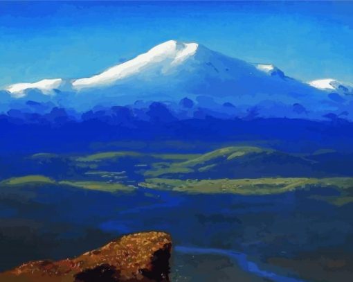 Snow Tops Kuindzhi Paint By Numbers