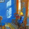 Sunlight In Blue Room Anna Ancher Paint By Numbers
