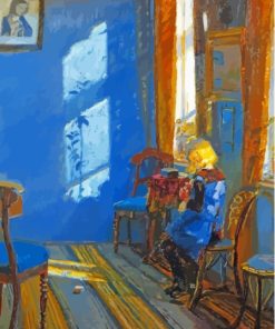 Sunlight In Blue Room Anna Ancher Paint By Numbers