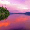 Sunset Reflection In Moosehead Lake Maine Paint By Numbers