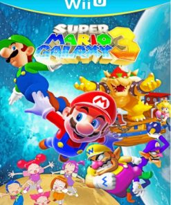 Super Mario Galaxy Game Poster Paint By Numbers