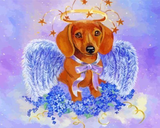 The Angel Dog Paint By Numbers