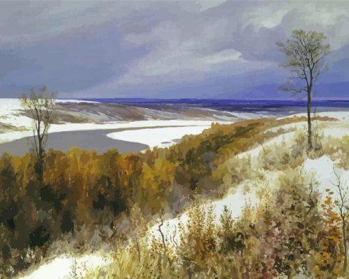 The Early Snow Polenov Paint By Numbers