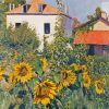 The Garden In Petit Gennevilliers By Caillebotte Paint By Numbers