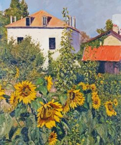The Garden In Petit Gennevilliers By Caillebotte Paint By Numbers