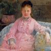 The Pink Dress By Berthe Morisot Paint By Numbers