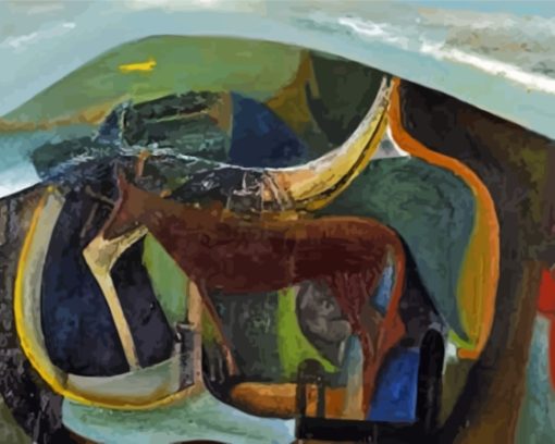 The Yellow Runner By Peter Lanyon Paint By Numbers