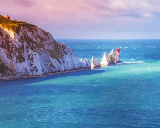 The Needles Landscape Paint By Numbers