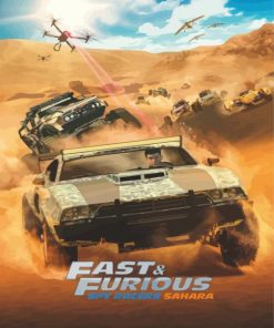 Tv Serie Fast And Furious Spy Racers Paint By Numbers