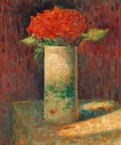 Vase Of Flowers By Georges Seurat Paint By Numbers