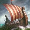 Viking Ship Paint By Numbers
