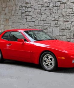 Vintage Porsche 944 Paint By Numbers