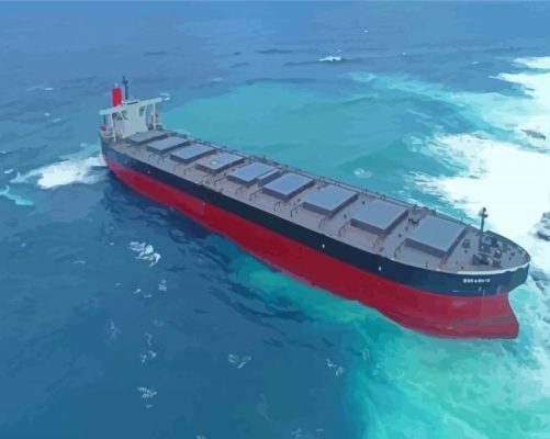 Wakashio Bulk Carrier Ship Paint By Numbers