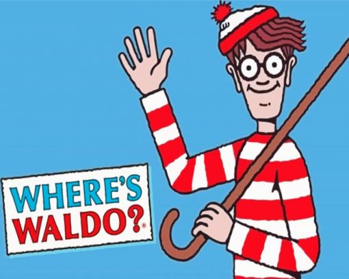 Wheres Waldo Game Poster Paint By Numbers