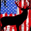 Wild Deer With Flag Paint By Numbers