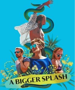 A Bigger Splash Movie Poster Paint By Numbers