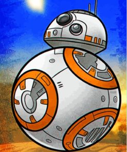 Aesthetic BB 8 Paint By Numbers