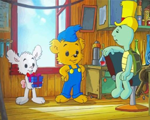 Aesthetic Bamse Animation Paint By Numbers